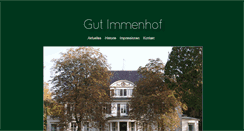 Desktop Screenshot of gut-immenhof.de